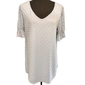 Reb.in J. 220 Swiss Dot V-Neck Tunic